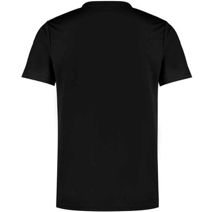 Black - Back - Kustom Kit Mens Cooltex Plus Moisture Wicking Regular T-Shirt