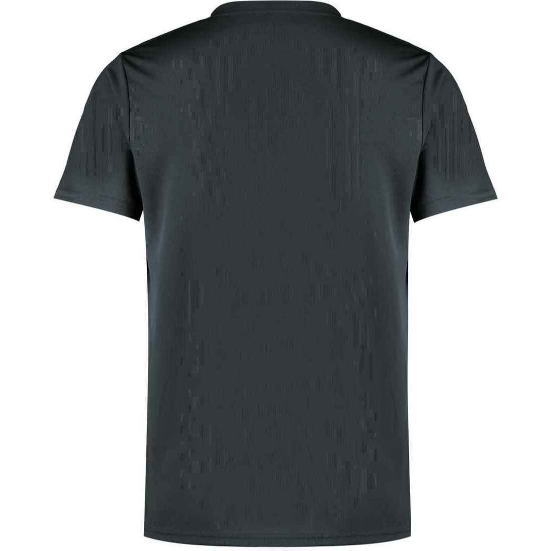Graphite Grey - Back - Kustom Kit Mens Cooltex Plus Moisture Wicking Regular T-Shirt