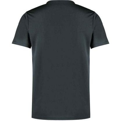 Graphite Grey - Back - Kustom Kit Mens Cooltex Plus Moisture Wicking Regular T-Shirt