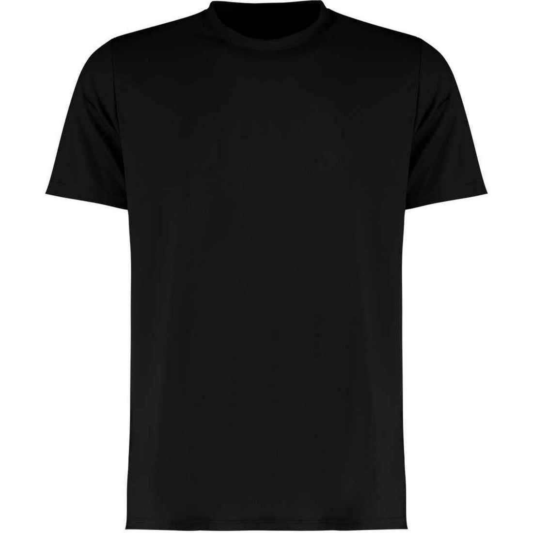 Black - Front - Kustom Kit Mens Cooltex Plus Moisture Wicking Regular T-Shirt