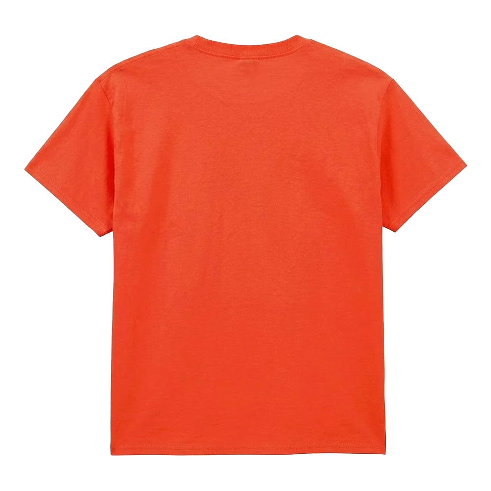 Orange - Back - Gildan Childrens-Kids Plain Lightweight T-Shirt