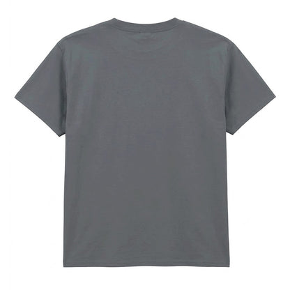 Charcoal - Back - Gildan Childrens-Kids Plain Lightweight T-Shirt