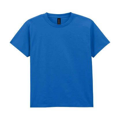 Royal Blue - Front - Gildan Childrens-Kids Plain Lightweight T-Shirt