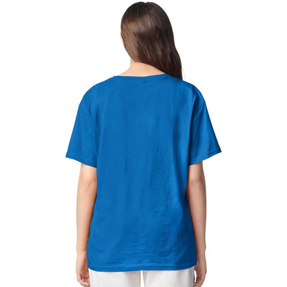 Royal Blue - Back - Gildan Childrens-Kids Plain Lightweight T-Shirt