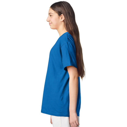 Royal Blue - Lifestyle - Gildan Childrens-Kids Plain Lightweight T-Shirt