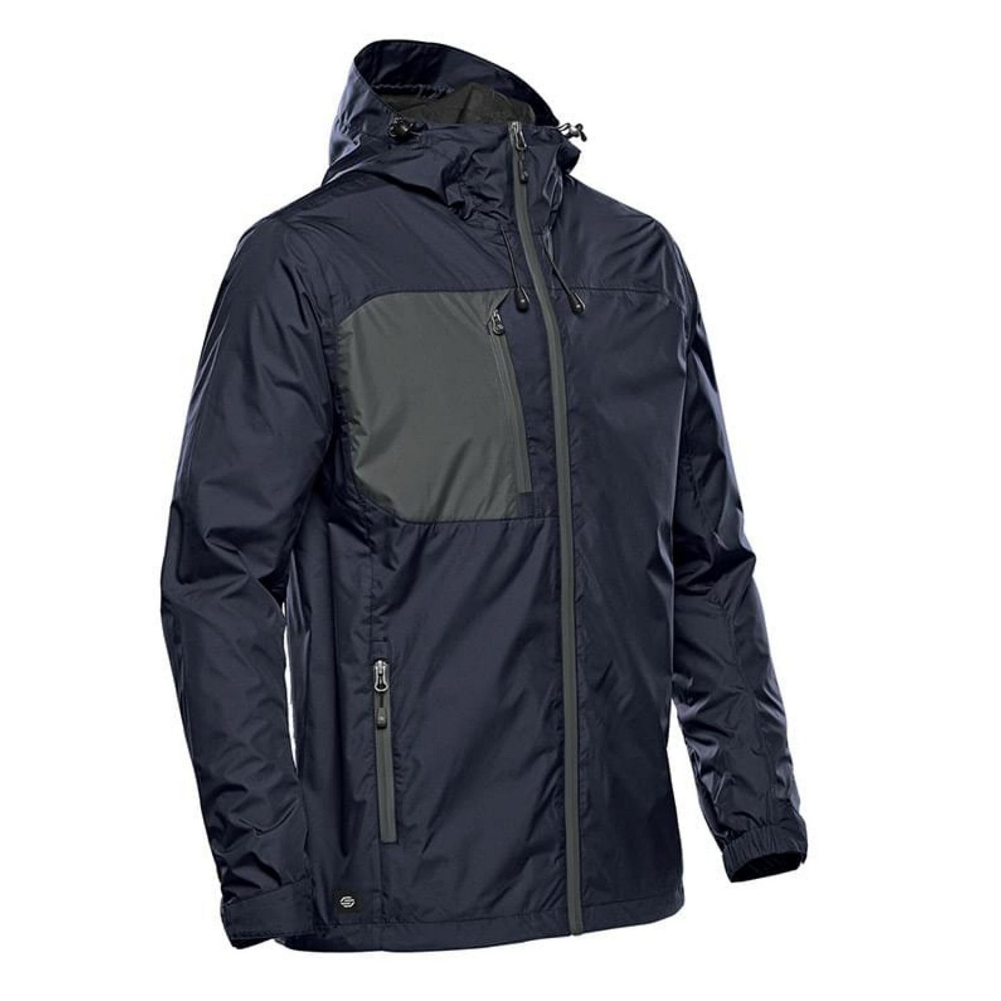Navy-Granite - Side - Stormtech Mens Olympia Shell Jacket