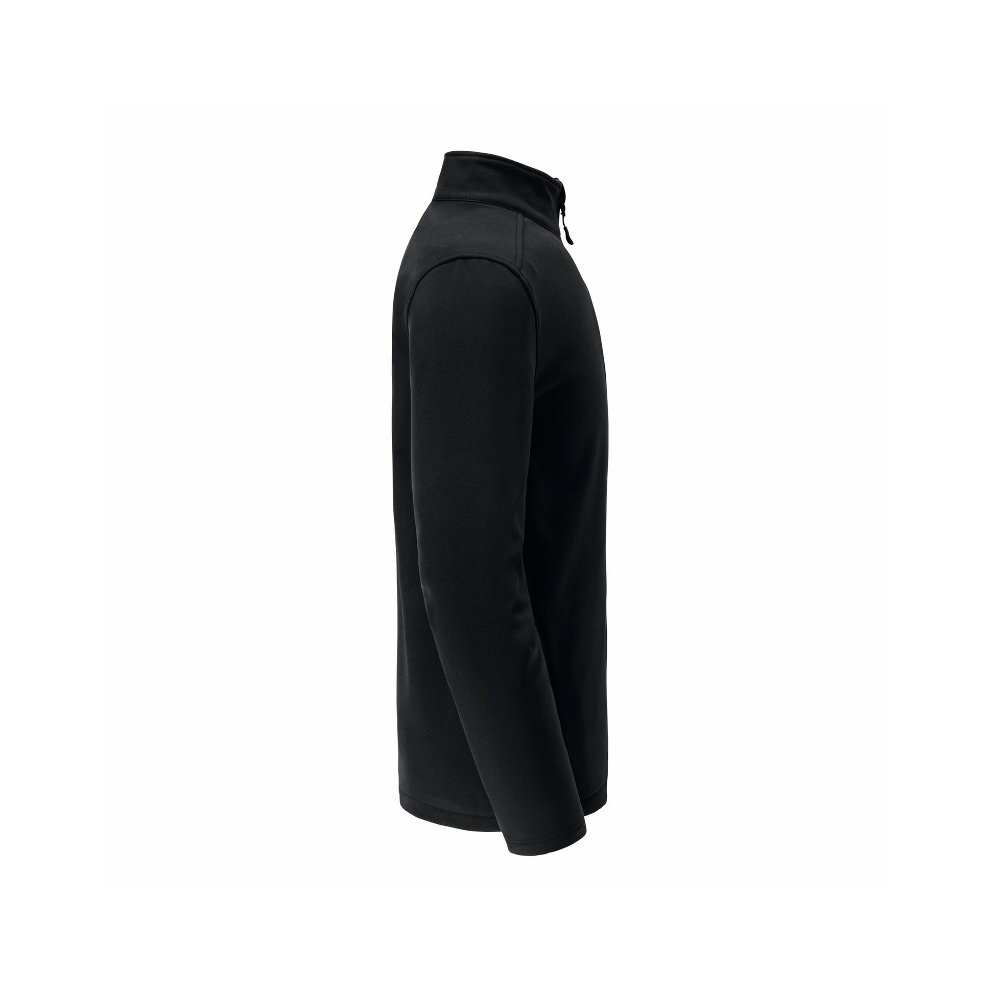 Black - Side - Russell Mens Essential Recycled Soft Shell Jacket