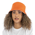 Orange-White - Front - Result Genuine Recycled Mens Core Reversible Bucket Hat