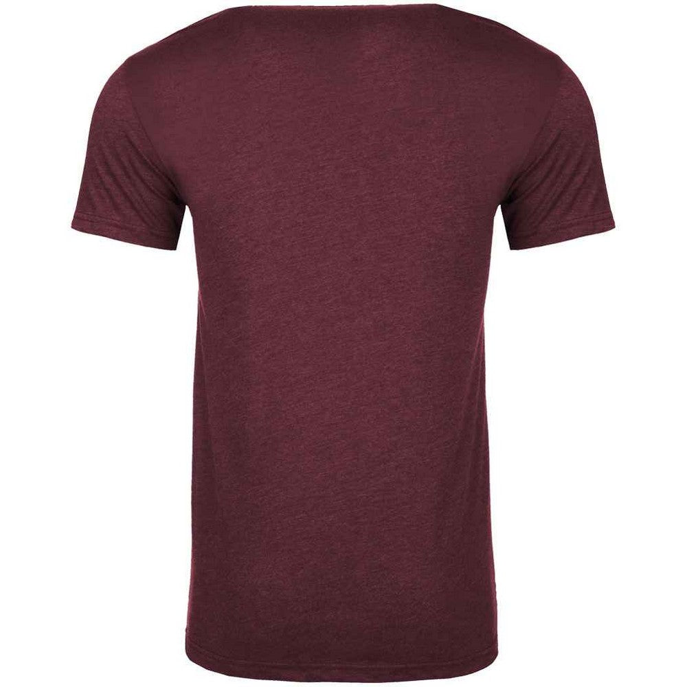 Maroon Heather - Back - Next Level Apparel Unisex Adult T-Shirt