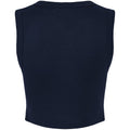 Solid Navy - Back - Bella + Canvas Womens-Ladies Muscles Micro-Rib Tank Top