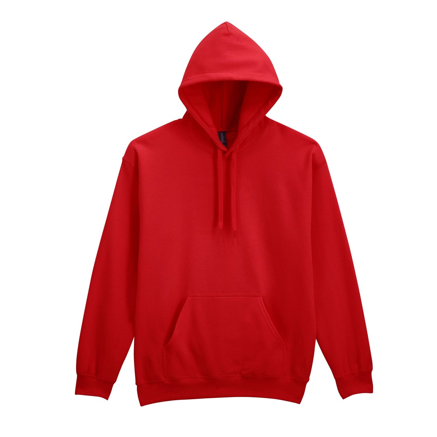Red - Front - Gildan Mens Midweight Soft Touch Hoodie