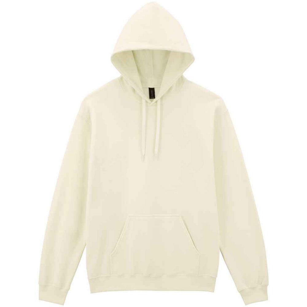 Off White - Front - Gildan Mens Midweight Soft Touch Hoodie