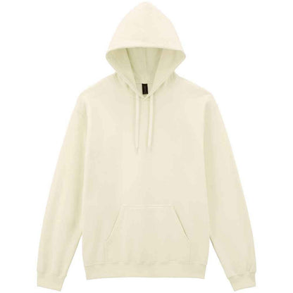 Off White - Front - Gildan Mens Midweight Soft Touch Hoodie