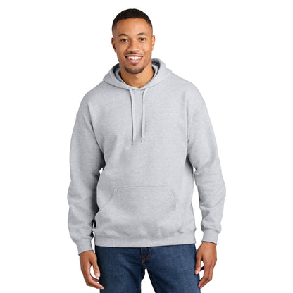 Ash - Side - Gildan Mens Midweight Soft Touch Hoodie