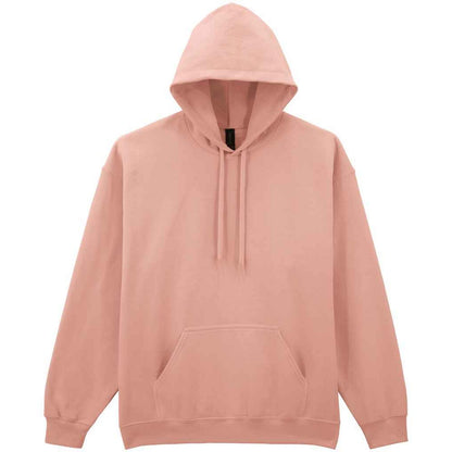 Dusty Rose - Front - Gildan Mens Midweight Soft Touch Hoodie