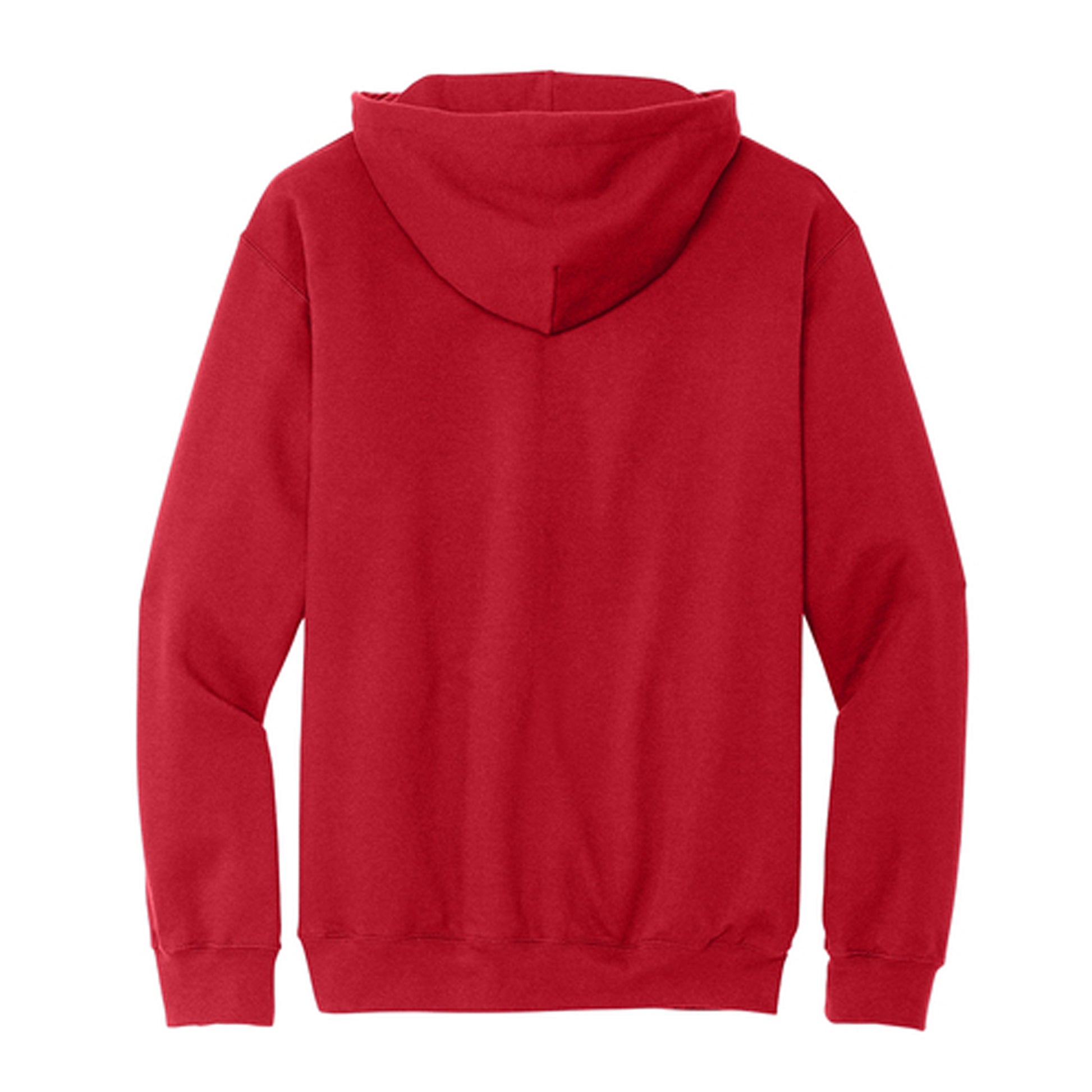 Red - Back - Gildan Mens Midweight Soft Touch Hoodie