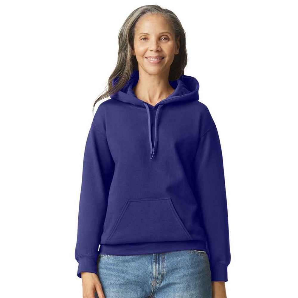Cobalt - Side - Gildan Mens Midweight Soft Touch Hoodie