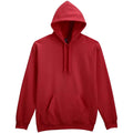 Cardinal Red - Front - Gildan Mens Midweight Soft Touch Hoodie