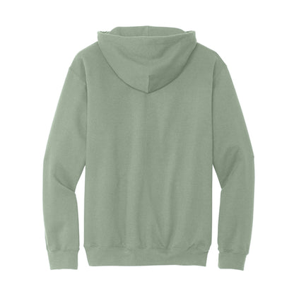 Sage - Back - Gildan Mens Midweight Soft Touch Hoodie