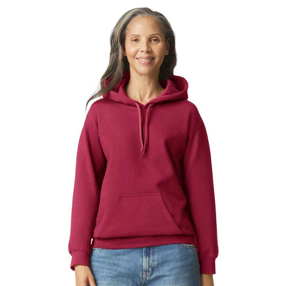 Cardinal Red - Side - Gildan Mens Midweight Soft Touch Hoodie