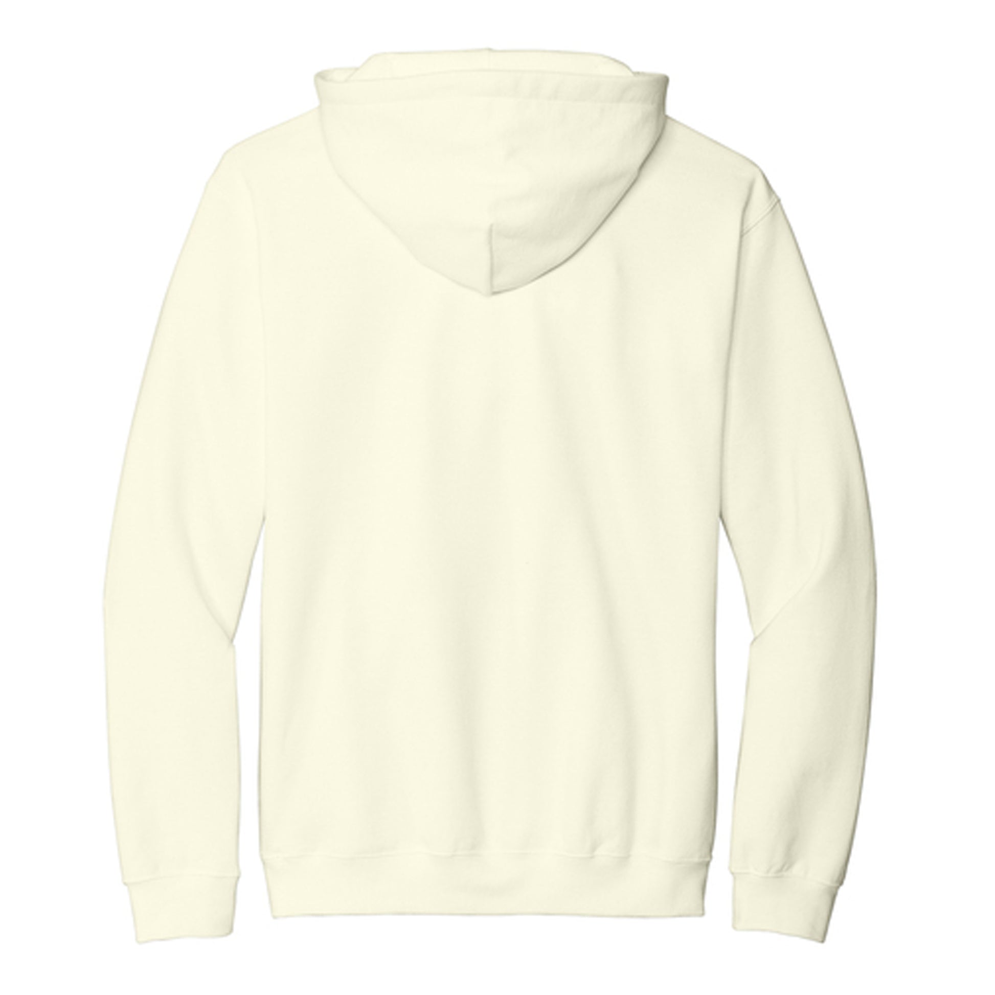 Off White - Back - Gildan Mens Midweight Soft Touch Hoodie