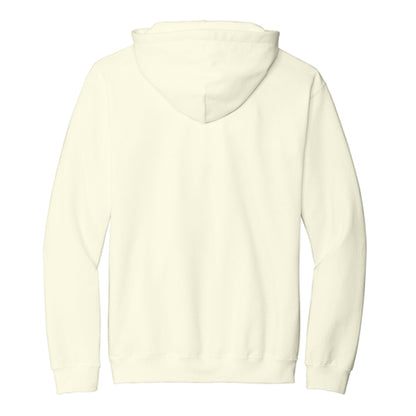 Off White - Back - Gildan Mens Midweight Soft Touch Hoodie
