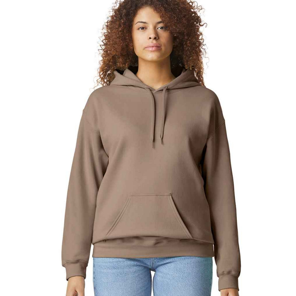 Brown Savana - Side - Gildan Mens Midweight Soft Touch Hoodie