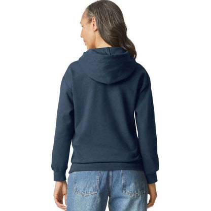 Blue Dusk - Back - Gildan Mens Midweight Soft Touch Hoodie
