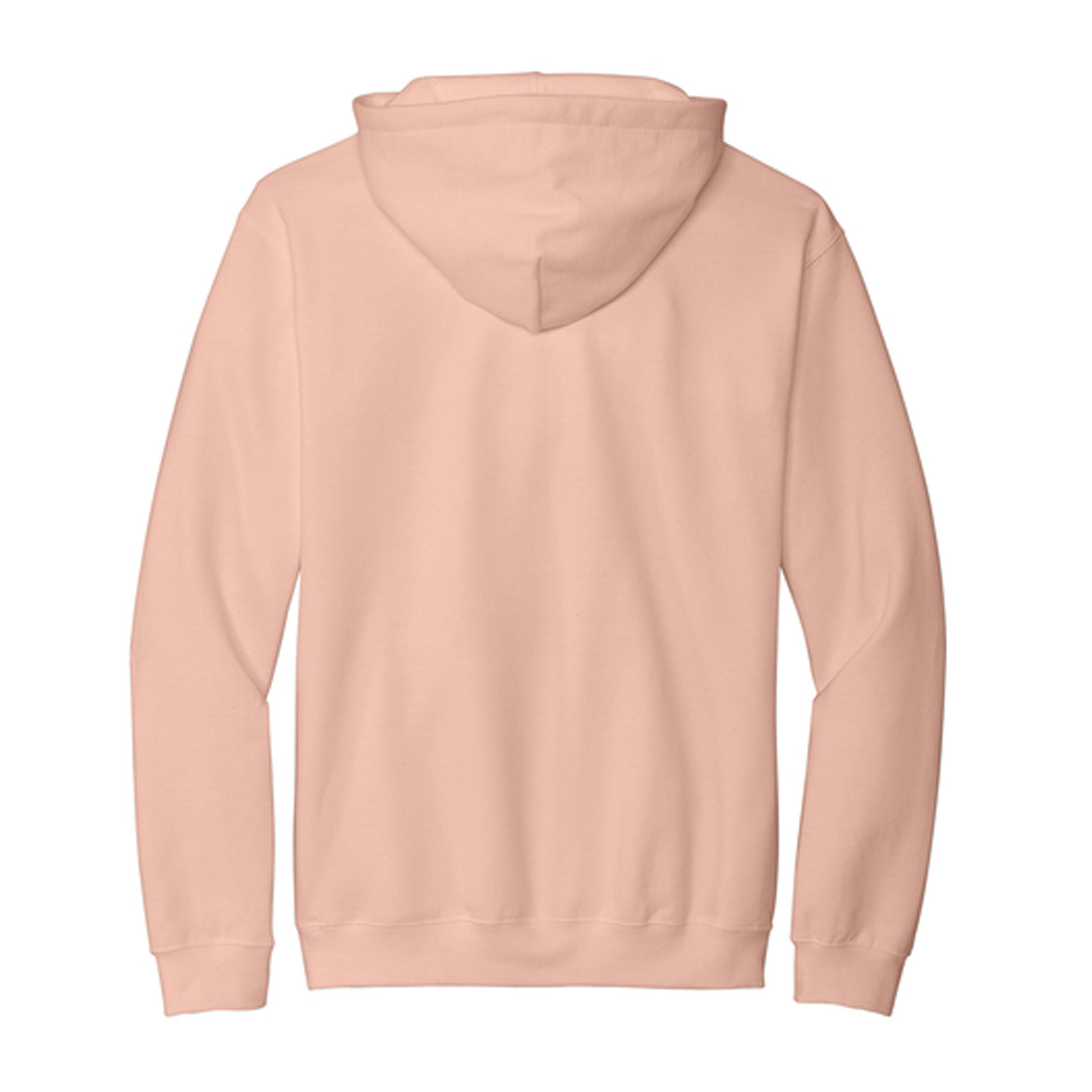 Dusty Rose - Back - Gildan Mens Midweight Soft Touch Hoodie