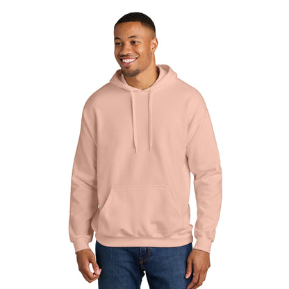 Dusty Rose - Side - Gildan Mens Midweight Soft Touch Hoodie