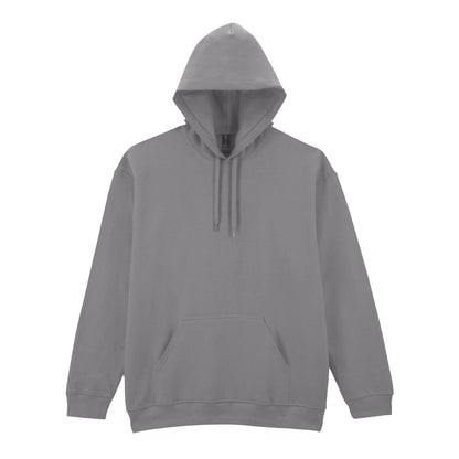 Cement - Front - Gildan Mens Midweight Soft Touch Hoodie