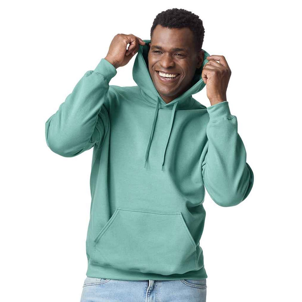 Aquatic - Side - Gildan Mens Midweight Soft Touch Hoodie