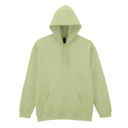 Pistachio - Front - Gildan Mens Midweight Soft Touch Hoodie