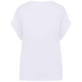 White - Back - Native Spirit Womens-Ladies Roll Sleeve T-Shirt