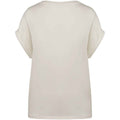 Ivory - Back - Native Spirit Womens-Ladies Roll Sleeve T-Shirt