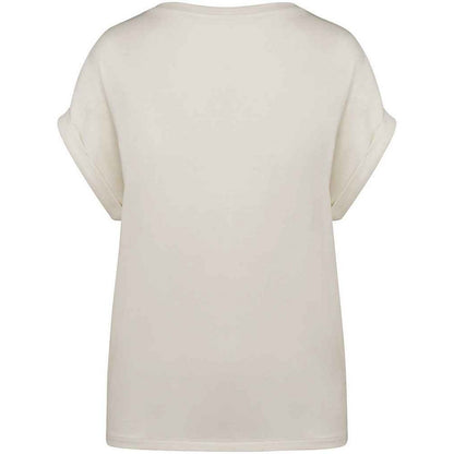 Ivory - Back - Native Spirit Womens-Ladies Roll Sleeve T-Shirt