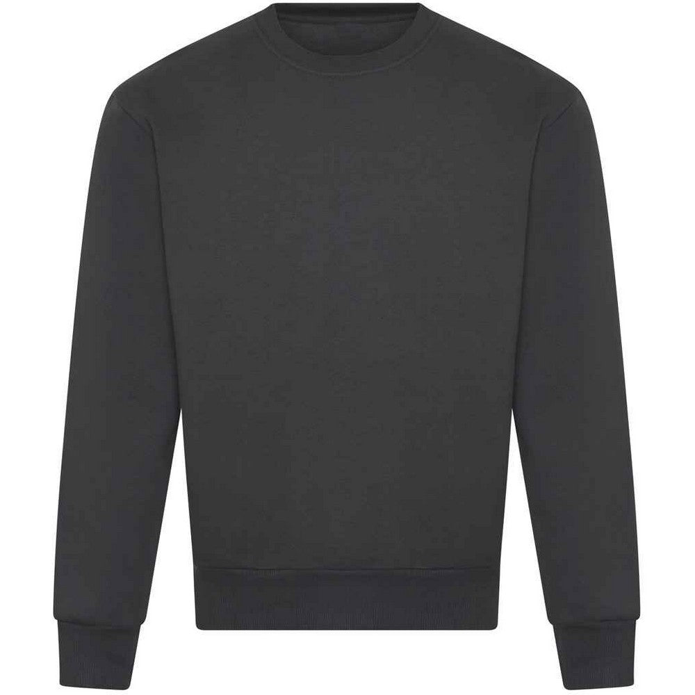 Solid Charcoal - Front - Awdis Unisex Adult Signature Heavyweight Sweatshirt