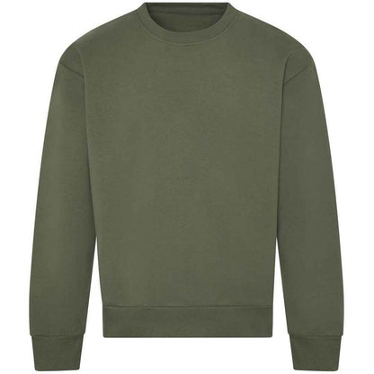 Earthy Green - Front - Awdis Unisex Adult Signature Heavyweight Sweatshirt