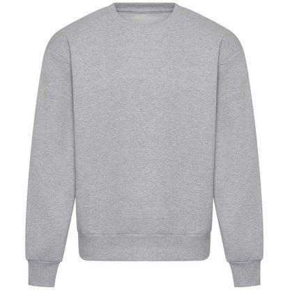 Heather Grey - Front - Awdis Unisex Adult Signature Heavyweight Sweatshirt