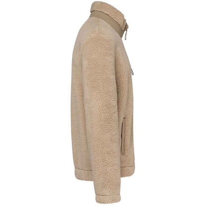 Wet Sand-Driftwood - Side - Native Spirit Unisex Adult Sherpa Padded Jacket