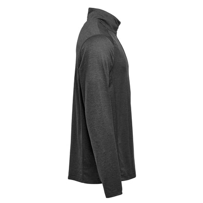 Charcoal-Heather - Side - Stormtech Mens Milano Zipped Pullover