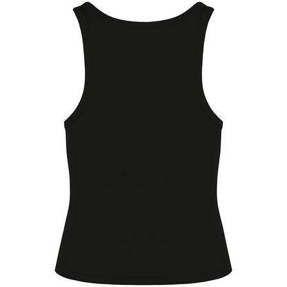 Black - Back - Native Spirit Womens-Ladies Ribbed Tank Top