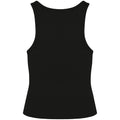 Black - Back - Native Spirit Womens-Ladies Ribbed Tank Top