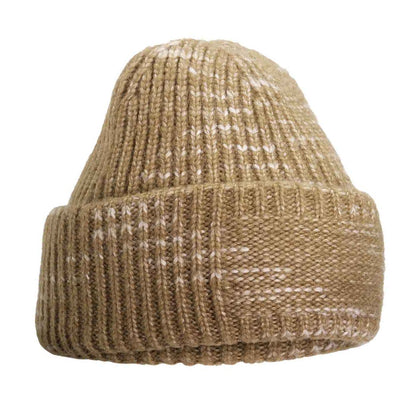 Espresso Haze - Back - Beechfield Unisex Adult Patch Chunky Knit Beanie