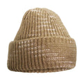 Espresso Haze - Back - Beechfield Unisex Adult Patch Chunky Knit Beanie