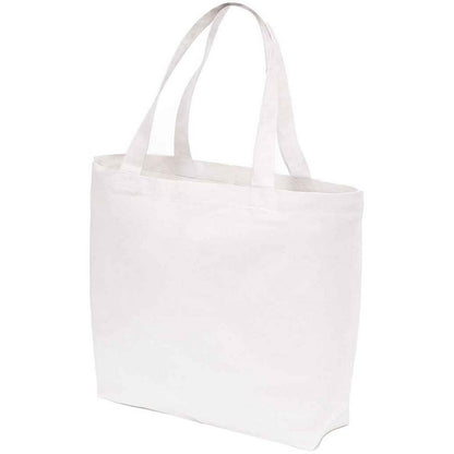 White - Side - Brand Lab Plain Oversized Tote Bag