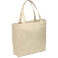 Natural - Front - Brand Lab Plain Oversized Tote Bag