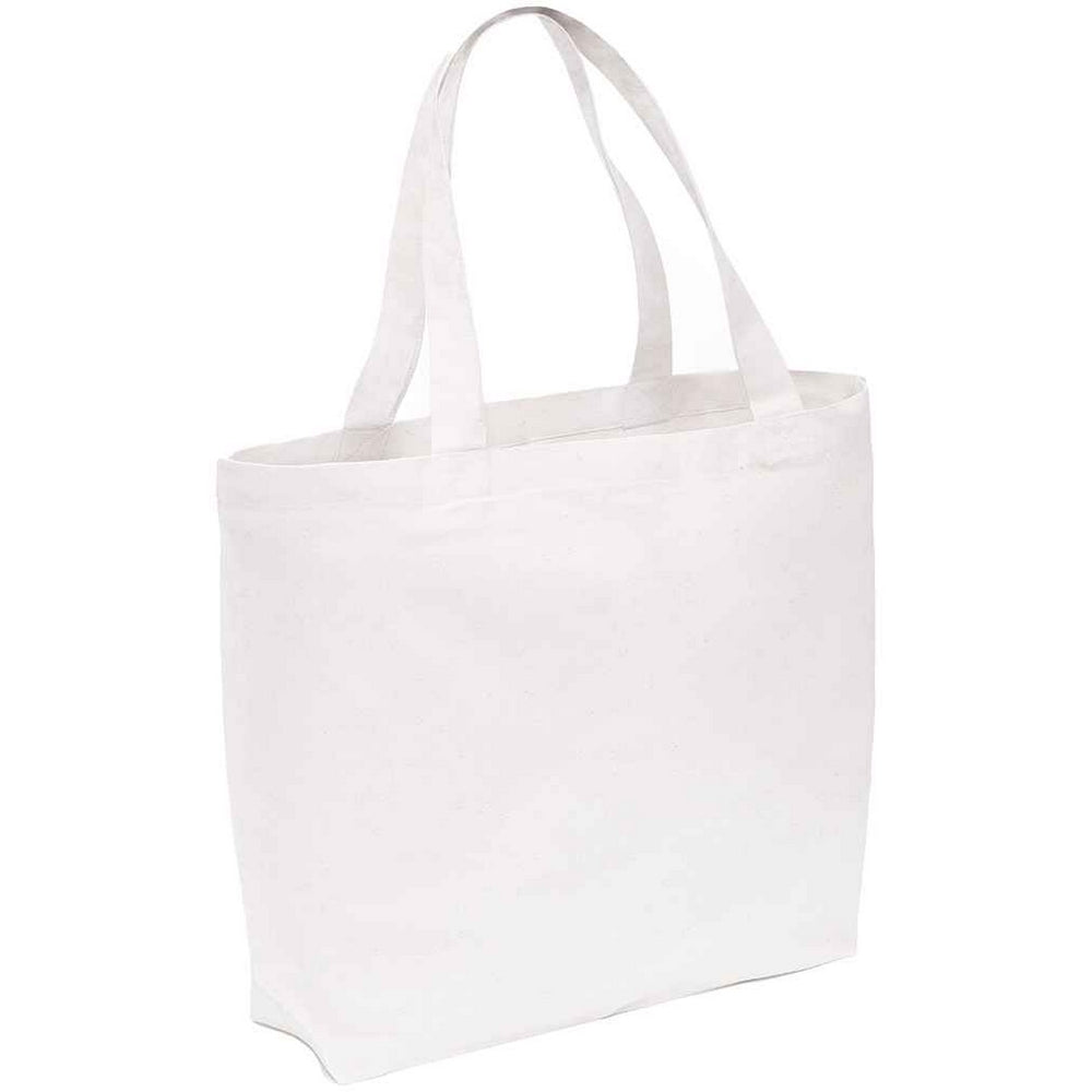 White - Back - Brand Lab Plain Oversized Tote Bag