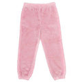 Blush Pink - Front - Brand Lab Unisex Adult Fluffy Fleece Jogging Bottoms