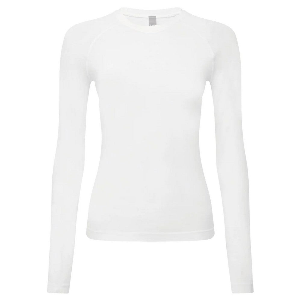 White - Front - Onna Womens-Ladies Unstoppable Fresh Underscrub Base Layer Top